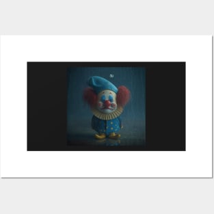 Sad Clown Posters and Art